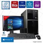 Computador + Monitor 19,5 Intel Core i5 7ª Gen. 8GB SSD 120GB DVD Windows 10 Certo PC SELECT 015