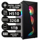 Computador Pc Cpu Core I7 10ª Geração 32gb Ram Ddr4 Ssd 1tb
