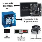 Computador Pc Intel I3 4Gb Ddr4 120 Ssd 6 Geração Win10 Pro