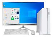 Computador Pc Slim I5 7ª 8gb Ram Ssd480gb Tela 23 Wifi + Kit