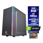 Computador Ryzen 5 4500 8GB SSD 480GB Geforce G210 Certo PC Dinamic V 1421