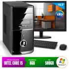 Computador Smart Pc 80218 Intel Core i5 (8GB HD 500GB) + Monitor 18,5" Windows 7