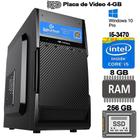 Computadorcore I5 3470, Ssd-256Gb, Ram-8Gb, Placa Vídeo 4Gb - Sobraltech