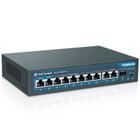 Comutador Ethernet YuanLey 8 portas Gigabit PoE+ 1000 Mbps 120 W