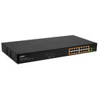 Comutador PoE+ BV-Tech 16 portas 16 Gigabit Ethernet 230W