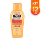 Condicionador Niely Gold Queratina Reparação Argan Queratina - Maciez e Brilho 200ml (Kit C/12)