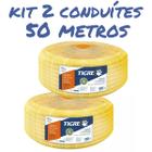 Conduíte Corrugado Tigre 3/4 Polegada Rolo 50m - 2 Und