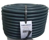 Conduíte Eletr. Corrugado Flexível Pead Cinza Dn 20 5/8X50M