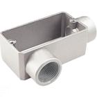 Condulete fixo 1" tipo "LR" - sem tampa / sem rosca / com pintura eletrostática a pó