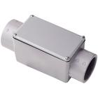 Condulete fixo 2.1/2" tipo "C" - com tampa / rosca NPT / com pintura eletrostática a pó