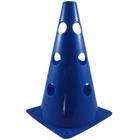 Cone 23 Cm Vazado Treinamento Funcional Kit Com 12 Unidades