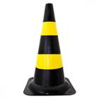 Cone Amarelo/Preto 50Cm Pq Delta - PROSAFETY