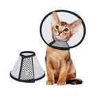 Cone de Recuperação Ajustável para Pets - Leve e Confortável para Gatos, Cães e Coelhos