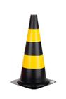 Cone de Sinalização Rígido 50 CM Delta Plus WPS1915 Preto e Amarelo