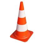 Cone laranja/branco 75cm flexivel plastcor/ktl