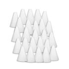 Cone Maciço De Isopor 9X 6Cm Pacote Com 25 Unidades Styrofor