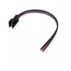 Conector 4 Pinos Macho para Fita LED RGB 10mm - 1 unidade