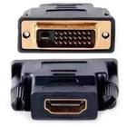 Conector Adaptador Dvi - Hdmi Fêmea 24+1 Banhado