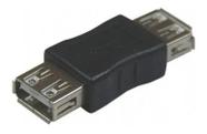 Conector Adaptador Usb Fêmea X Usb Fêmea Emenda - Tomate