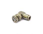 Conector BNC 50 Ohms Macho Angular Prensa Cabo RG/RGC-59 - LM-9-1- Gav 03 - KLC