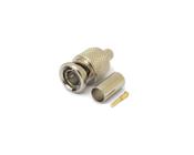 Conector BNC 75 Ohms Macho Reto Cabo Crimpagem RGC 59 - LM-64 - Gav 42 - KLC