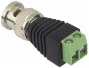 Conector Bnc Macho C/ Borne Kit 100 Uni