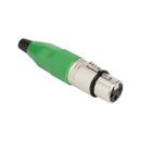 Conector Canon Xlr 3 Pinos Fêmea com Trava