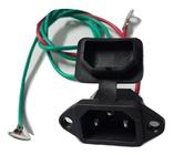 Conector Carregador Bateria Bicicleta Elétrica Sousa350w48v