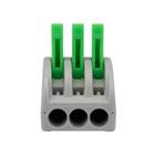 Conector Conex 1000 Clip 3 Vias 4mm 4pcs