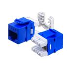 Conector da série cat6 hdj azul