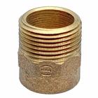 Conector de bronze 22 mm x 3/4" Macho-Bolsa Água Quente e Fria e Gás