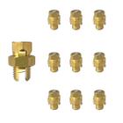 Conector Elétrico Split Bolt 10Mm Com 10 Unidades