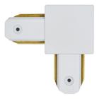 Conector Emenda 90º para trilho eletrificado Branco s/ Borda