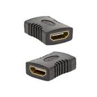 Conector Emenda Extensor Hdmi Fêmea X Fêmea Em L 90 Graus