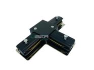 Conector Emenda T Para Trilho Eletrificado - Preto - Uber Leds