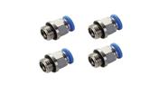 Conector Engate Rápido Tubo Pu 12mm X Rosca 1/2 Bsp - 10 Pçs