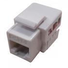 Conector Femea Keystone Cat06 Branco - Kit C/10 Unidades