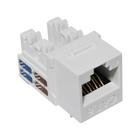 Conector Fêmea Rede Lan Rj45 Keystone Cat6 Furukawa Sohoplus Branco