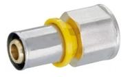 Conector Fixo Fêmea 16Mm X 1/2'' Linha Gás Pex