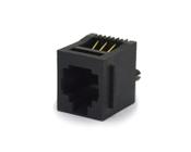 Conector Jack RJ12 DS1133-02-S60AS 180º com 06 Vias - Connfly - Multcomercial