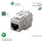 Conector Keystone Fêm. Mod. Jack Rj45 Cat6a Blindado Gigabit