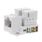 Conector Keystone Rj45 Fêmea Cat.5E Bege