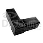 Conector L Preto Estruturas Placas E Cavaletes Pct 10 Unds