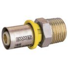 Conector Macho Para Gas 26Mm X 3/4 Prensar Multi Gás, Emmeti