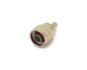 Conector N 50 Ohms Macho Reto Cabo Crimpagem RG/RGC-58 Pino Solto - CM-4CR - Gav 18 - KLC