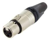 Conector Neutrik Nc3fxx Xlr Femea 3 Pólos Cabo/linha Nfe