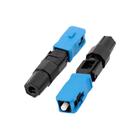 Conector Optico T Rosca SC-UPC - Azul - BITS