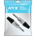 Conector P10 Macho Mono Niquelado HRJ024M HYX - PCT / 2