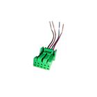 Conector Para Botao Interruptor Milha 5 Pinos Verde
