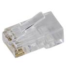 Conector Plug Macho RJ45 Cat6 8 Vias Dupla Camada sem Guias